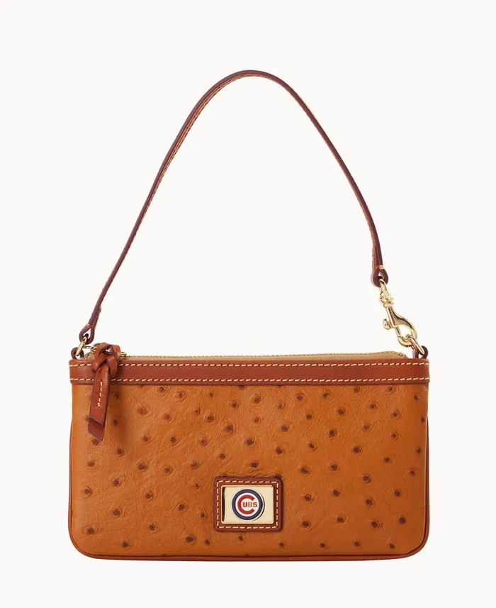Dooney and Bourke Wallets MLB Cubs Large Slim Wristlet Cubs 8211 WomenMen