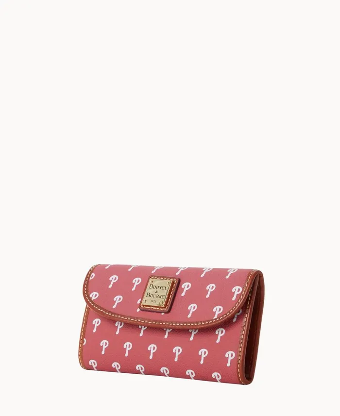 Dooney and Bourke Wallets MLB Phillies Continental Clutch Phillies 8211 WomenMen Dooney and Bourke Wallets MLB Phillies Continental Clutch Phillies 8211 WomenMen