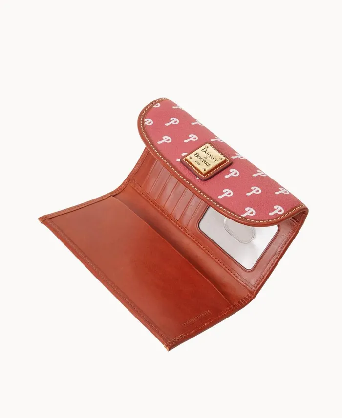 Dooney and Bourke Wallets MLB Phillies Continental Clutch Phillies 8211 WomenMen Dooney and Bourke Wallets MLB Phillies Continental Clutch Phillies 8211 WomenMen