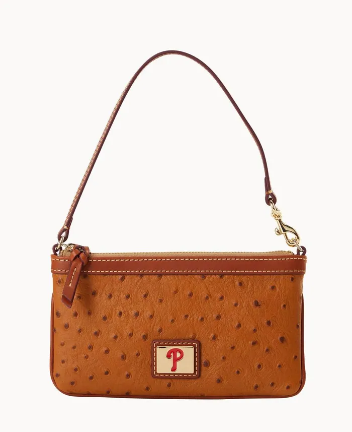 Dooney and Bourke Wallets MLB Phillies Large Slim Wristlet Phillies 8211 WomenMen