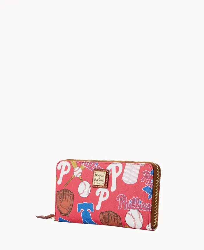 Dooney and Bourke Wallets MLB Phillies Large Zip Around Wristlet Phillies 8211 WomenMen Dooney and Bourke Wallets MLB Phillies Large Zip Around Wristlet Phillies 8211 WomenMen