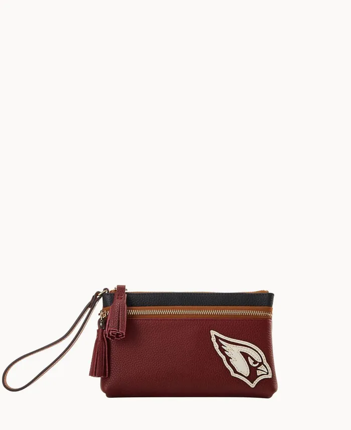 Dooney and Bourke Wallets NFL Cardinals Double Zip Wristlet Cardinals 8211 WomenMen Dooney and Bourke Wallets NFL Cardinals Double Zip Wristlet Cardinals 8211 WomenMen