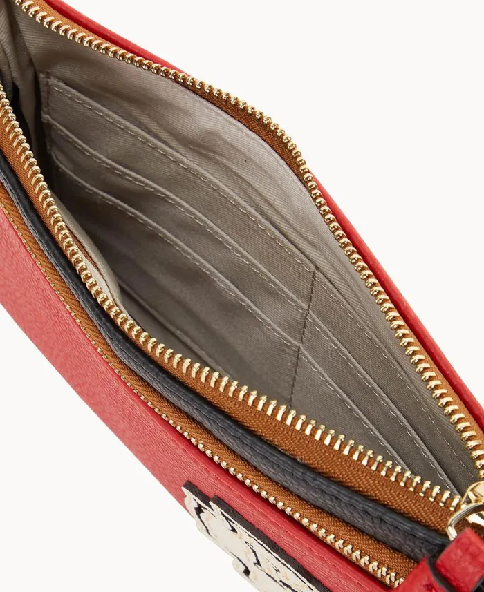 Dooney and Bourke Wallets NFL Chiefs Double Zip Wristlet Chiefs 8211 WomenMen Dooney and Bourke Wallets NFL Chiefs Double Zip Wristlet Chiefs 8211 WomenMen