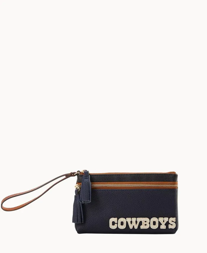 Dooney and Bourke Wallets NFL Cowboys Double Zip Wristlet Cowboys 8211 WomenMen