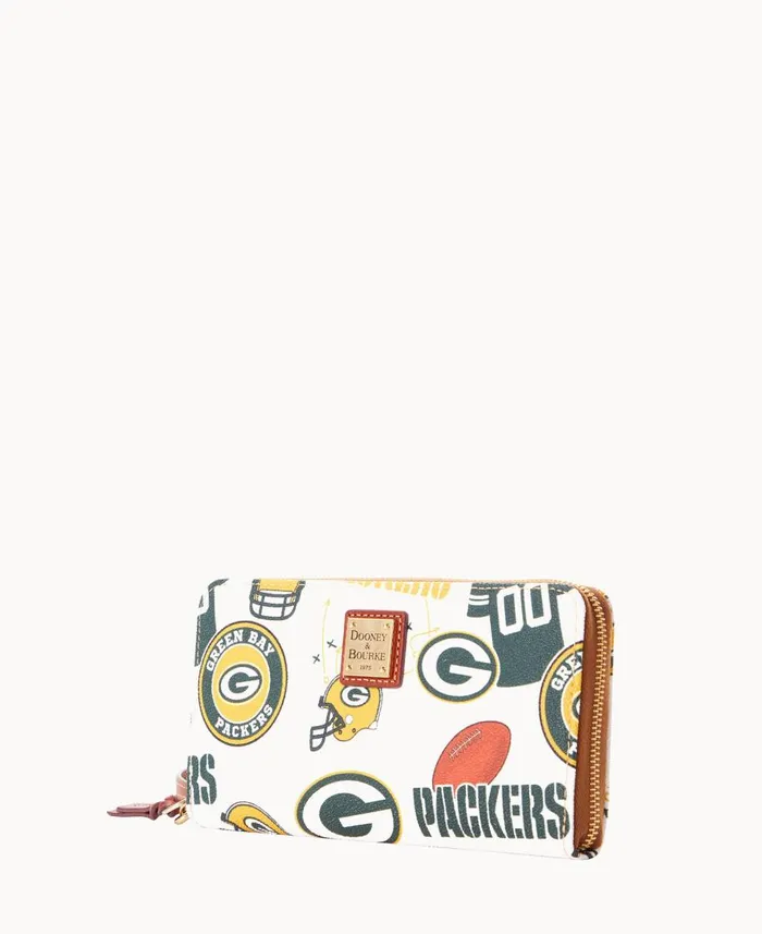 Dooney and Bourke Wallets NFL Packers Large Zip Around Wristlet Packers 8211 WomenMen Dooney and Bourke Wallets NFL Packers Large Zip Around Wristlet Packers 8211 WomenMen