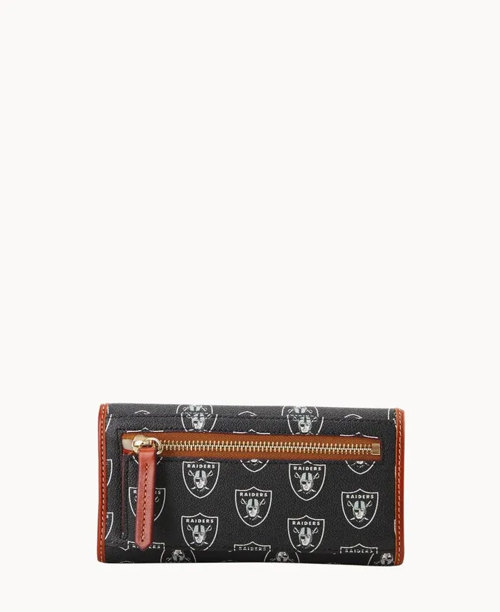 Dooney and Bourke Wallets NFL Raiders Cont Clutch Raiders 8211 WomenMen
