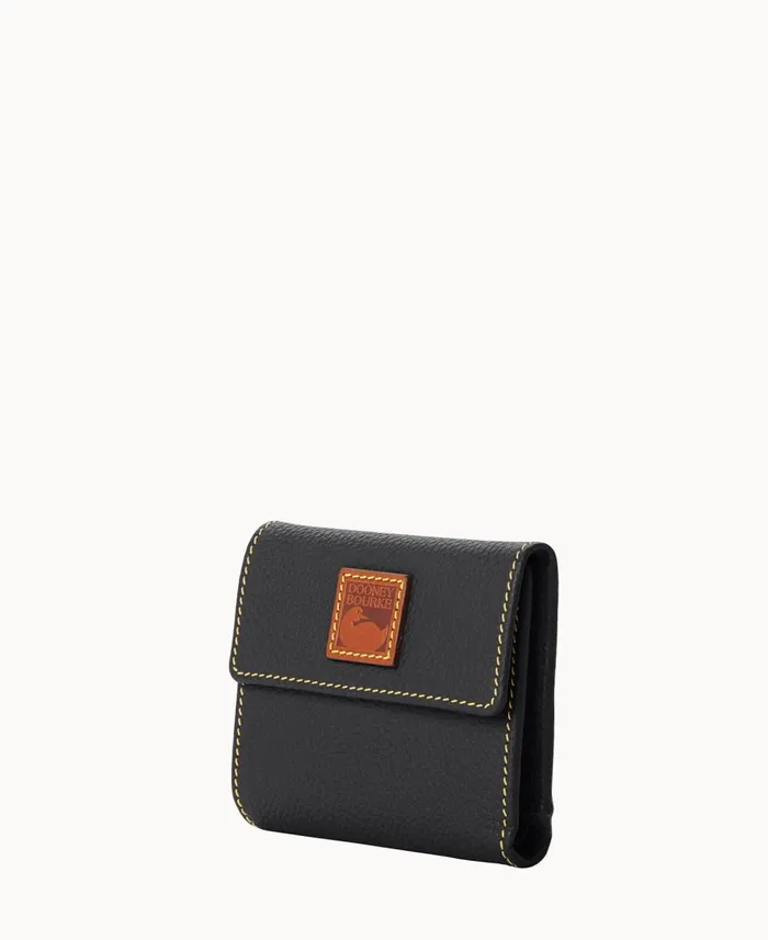 Dooney and Bourke Wallets Pebble Grain Small Flap Credit Card Wallet Black 8211 WomenMen Dooney and Bourke Wallets Pebble Grain Small Flap Credit Card Wallet Black 8211 WomenMen