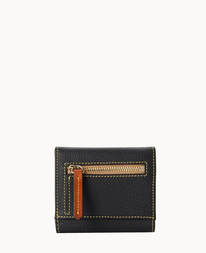 Dooney and Bourke Wallets Pebble Grain Small Flap Credit Card Wallet Black 8211 WomenMen Dooney and Bourke Wallets Pebble Grain Small Flap Credit Card Wallet Black 8211 WomenMen