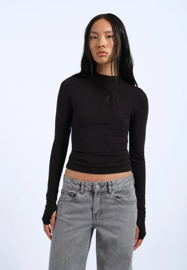 Dr Denim Longsleeves Women Aria Top 8211 Black Black