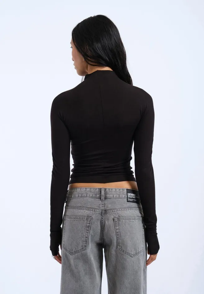 Dr Denim Longsleeves Women Aria Top 8211 Black Black