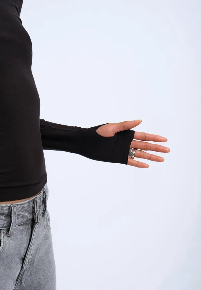 Dr Denim Longsleeves Women Aria Top 8211 Black Black