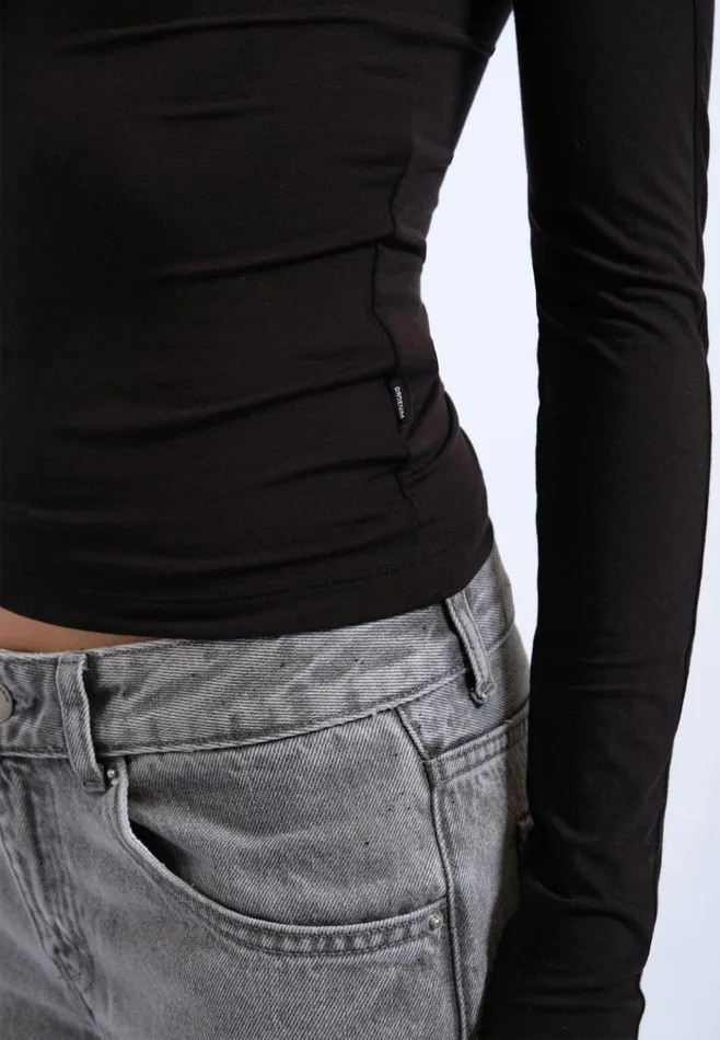 Dr Denim Longsleeves Women Aria Top 8211 Black Black