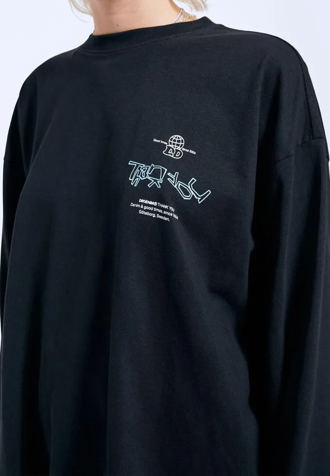 Dr Denim Longsleeves Women Lily Long Sleeve 8211 Black THX Black Thx