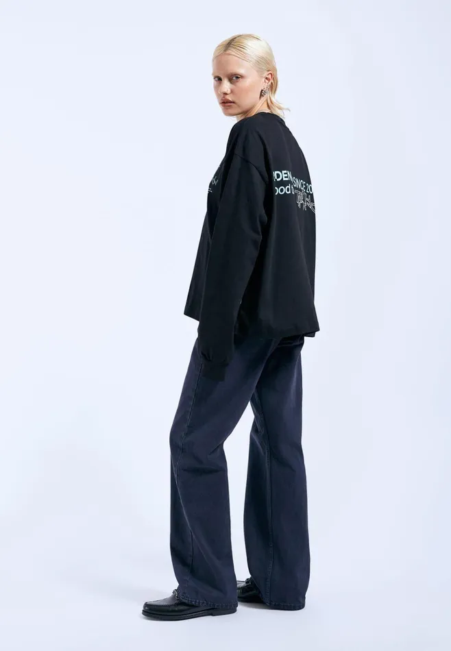 Dr Denim Longsleeves Women Lily Long Sleeve 8211 Black THX Black Thx