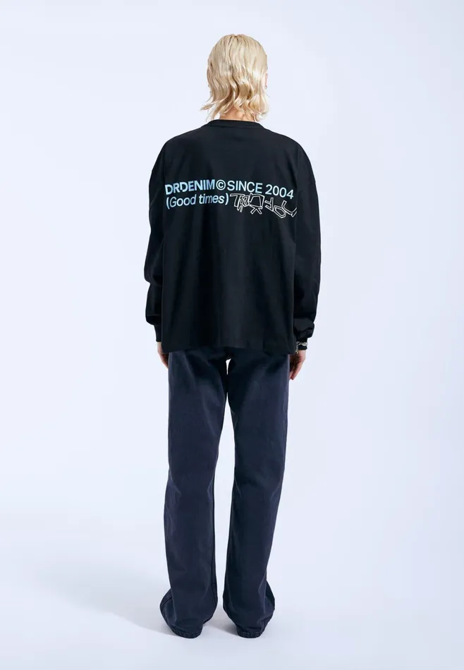 Dr Denim Longsleeves Women Lily Long Sleeve 8211 Black THX Black Thx