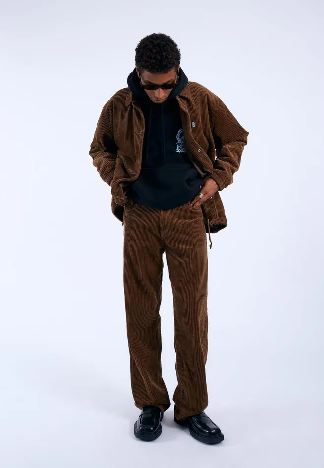 Dr Denim Pants Men Omar 8211 Brown Cord Brown Cord