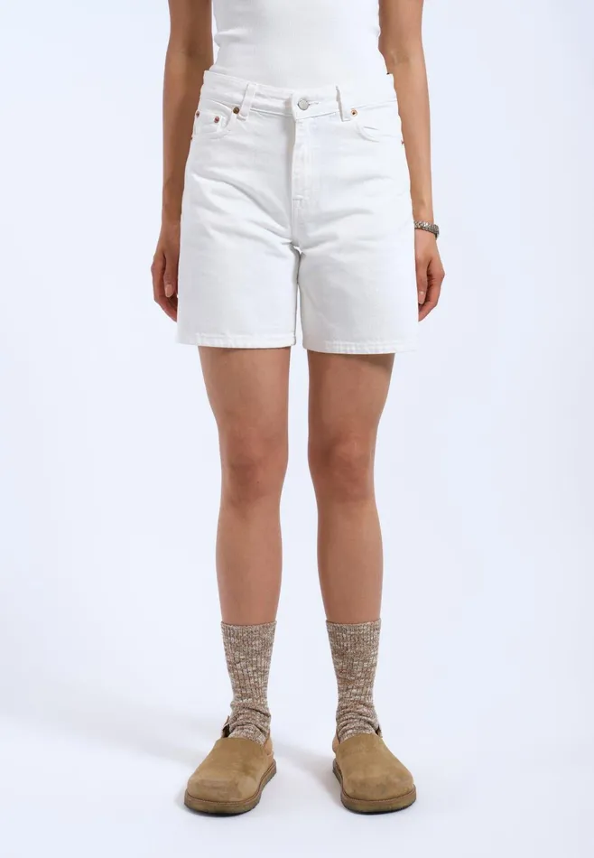 Dr Denim Shorts Women Arch Shorts 8211 White White