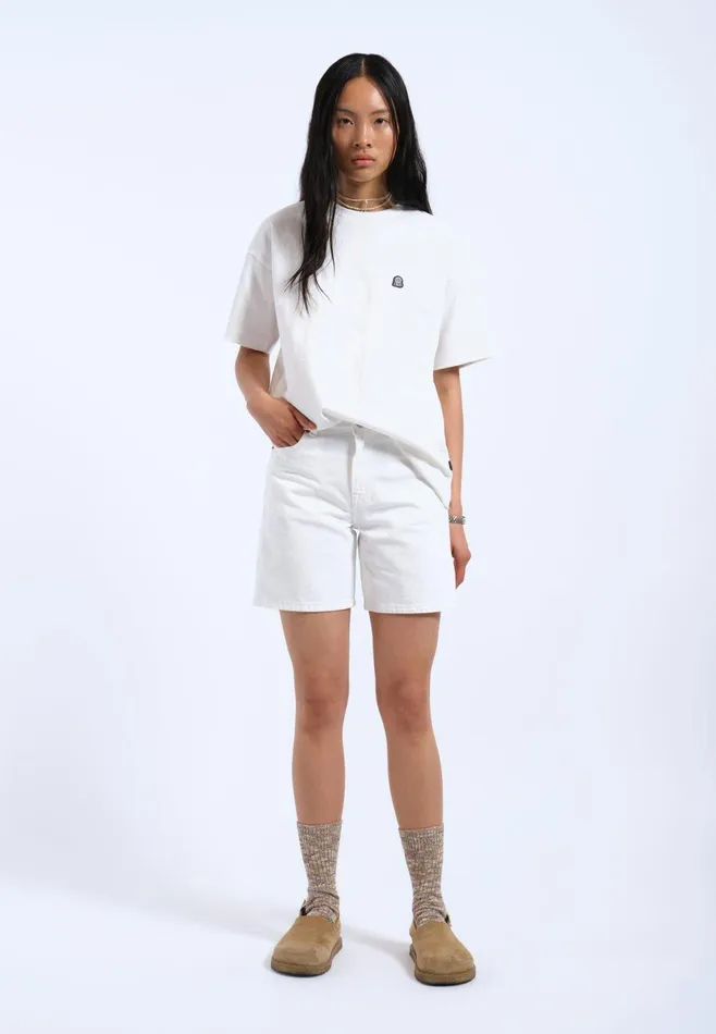 Dr Denim Shorts Women Arch Shorts 8211 White White