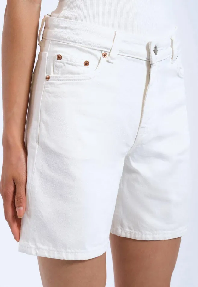 Dr Denim Shorts Women Arch Shorts 8211 White White