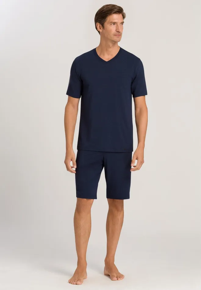 Drawstring Shorts Deep Navy Men HANRO Bottoms