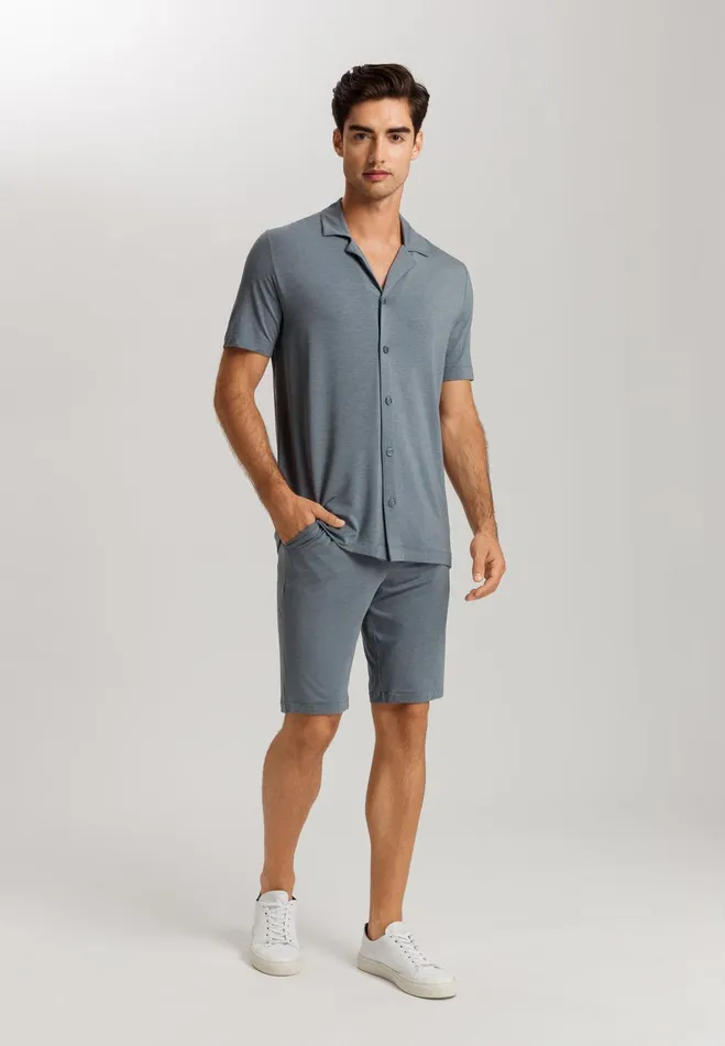 Drawstring Shorts Ocean Melange Men HANRO Bottoms