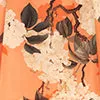Dresses and Jumpsuits Charlotte Maxi Dress 8211 Hydrangea Print in Tangerine 8211 LEO LIN Women