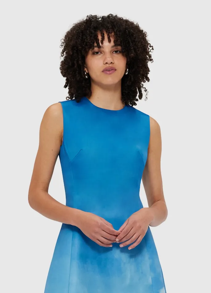 Dresses and Jumpsuits LEO LIN Women Cleo Sleeveless Midi Dress 8211 Aerial Print