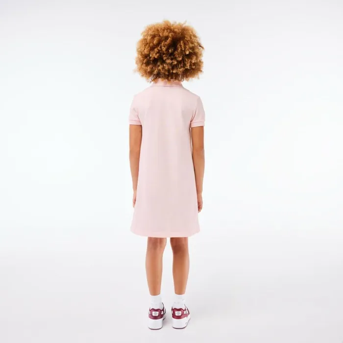 Dresses and Skirts Kids Lacoste Kids039 Cotton Polo Dress Light Pink T03