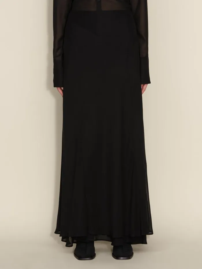 Dresses and Skirts Women Holzweiler Evy Chiffon Skirt Black