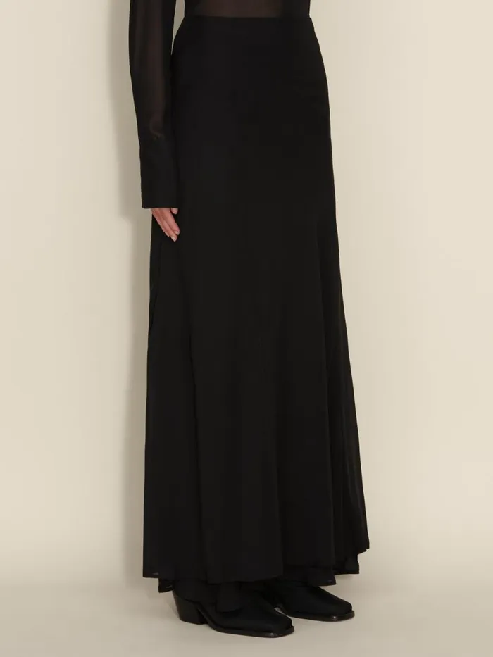 Dresses and Skirts Women Holzweiler Evy Chiffon Skirt Black