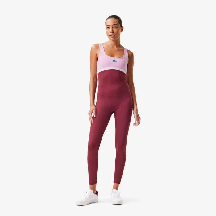 Dresses Women Lacoste Women039s Lacoste X Bandier All Motion ScoopNeck Bodysuit Bordeaux Yup Dresses Women Lacoste Women039s Lacoste X Bandier All Motion ScoopNeck Bodysuit Bordeaux Yup