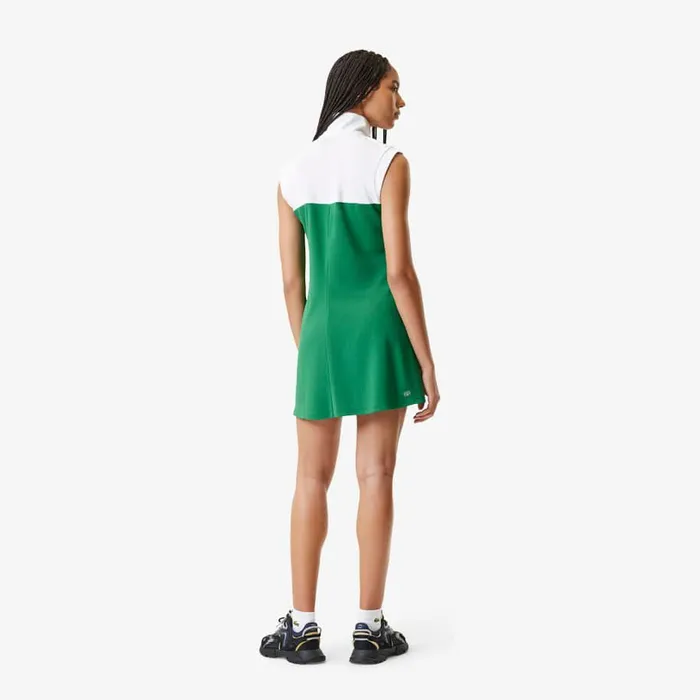 Dresses Women Lacoste Women039s Tennis Dress Green White Purple Iyi