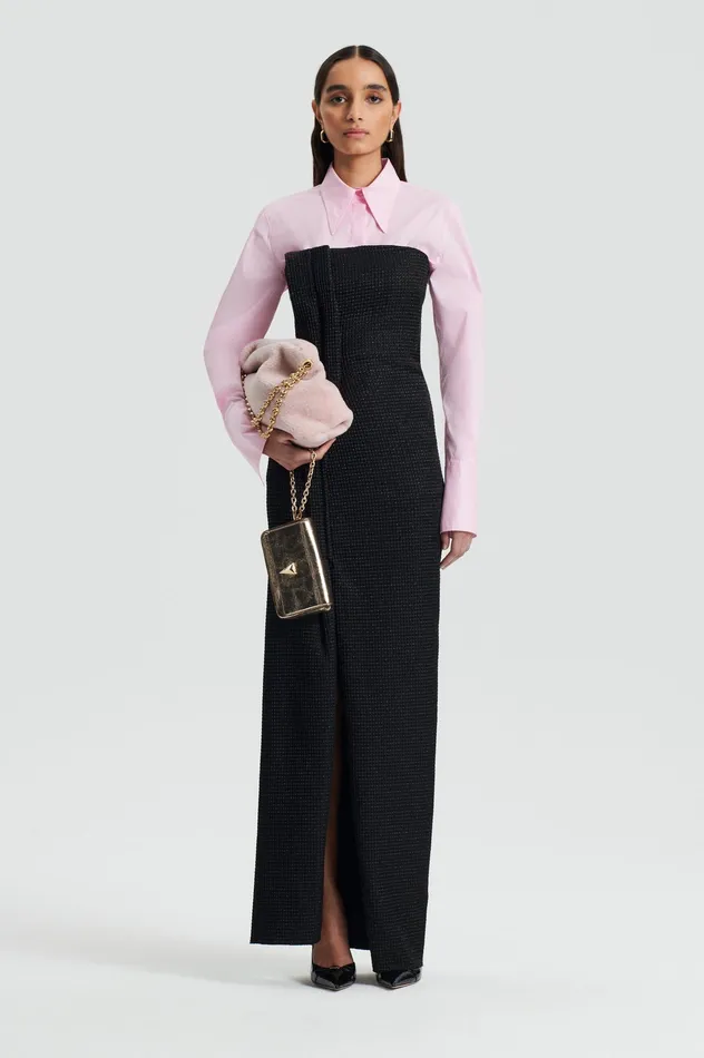 Dresses Women TINSEL GINGHAM GOWN BLACK Scanlan Theodore