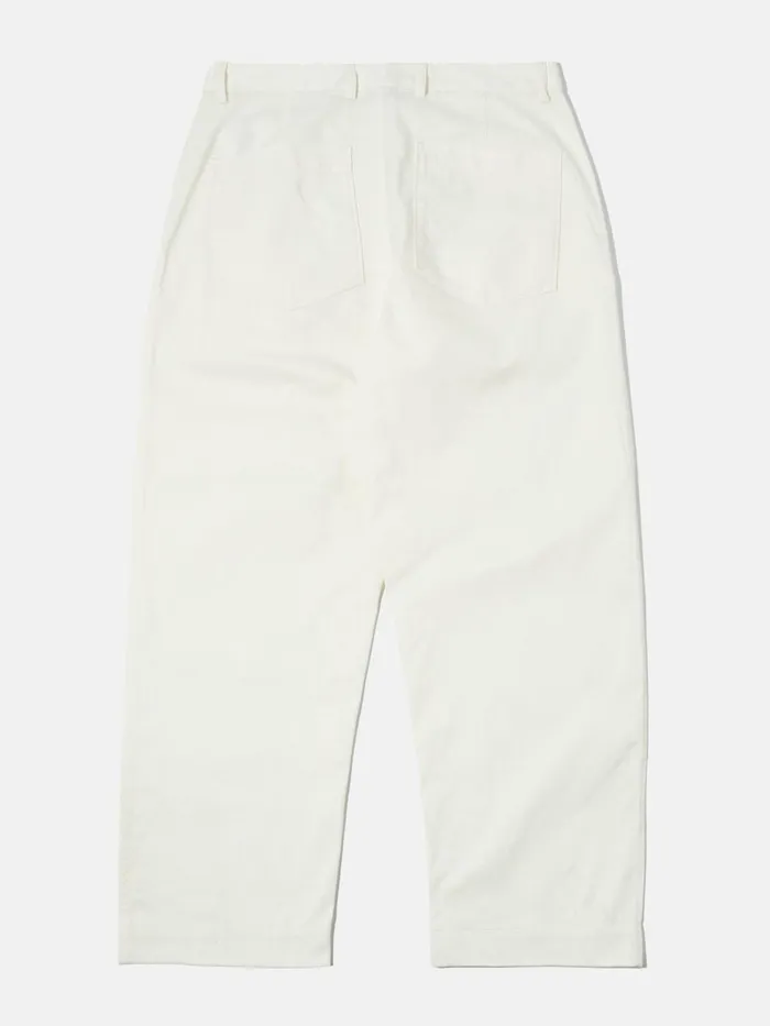 Duke Pant In Ecru Twill Men Universal Works Trousers
