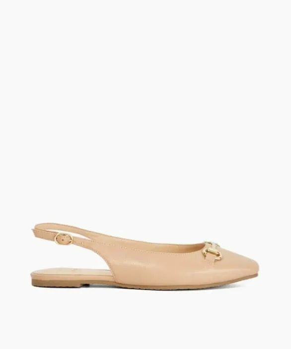 Dune London Ballet Pumps Women Halleys Blush Square Toe Slingback Ballet Flats Neutral Dune London Ballet Pumps Women Halleys Blush Square Toe Slingback Ballet Flats Neutral