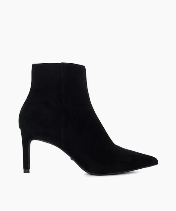 Dune London Black Boots Women Obsessively Black High Heel Ankle Boots Black