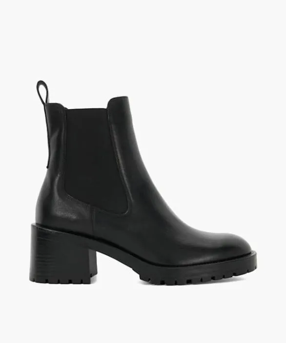 Dune London Black Boots Women Positivity Black Chunky Block Heel Chelsea Boots Black Dune London Black Boots Women Positivity Black Chunky Block Heel Chelsea Boots Black