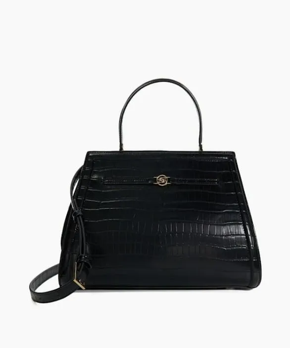Dune London Black Handbags Women Dante L Black Structured Top Handle Bag Black Dune London Black Handbags Women Dante L Black Structured Top Handle Bag Black
