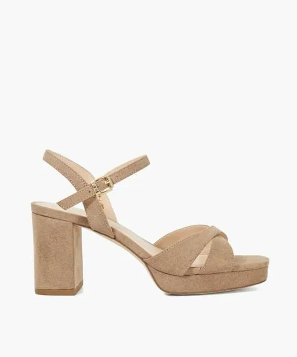 Dune London Block Heeled Sandals Women Malverns Taupe Open Toe Platform Heel Sandals Neutral Dune London Block Heeled Sandals Women Malverns Taupe Open Toe Platform Heel Sandals Neutral
