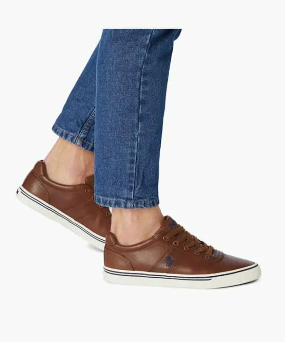 Dune London Brown Shoes Men Hanford 3 Tan Chunky Sole LaceUp Trainers Brown