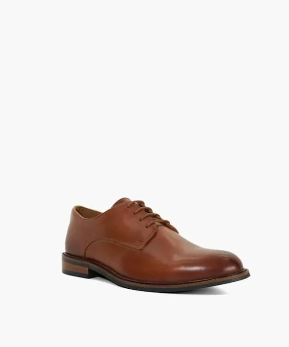 Dune London Brown Shoes Men Sethel Tan Lace Up Formal Shoes Brown