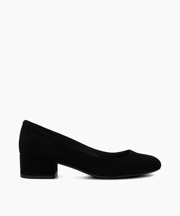 Dune London Court Shoes Women Bracket Black Comfort Suede BlockHeeled Courts Black Suede Dune London Court Shoes Women Bracket Black Comfort Suede BlockHeeled Courts Black Suede