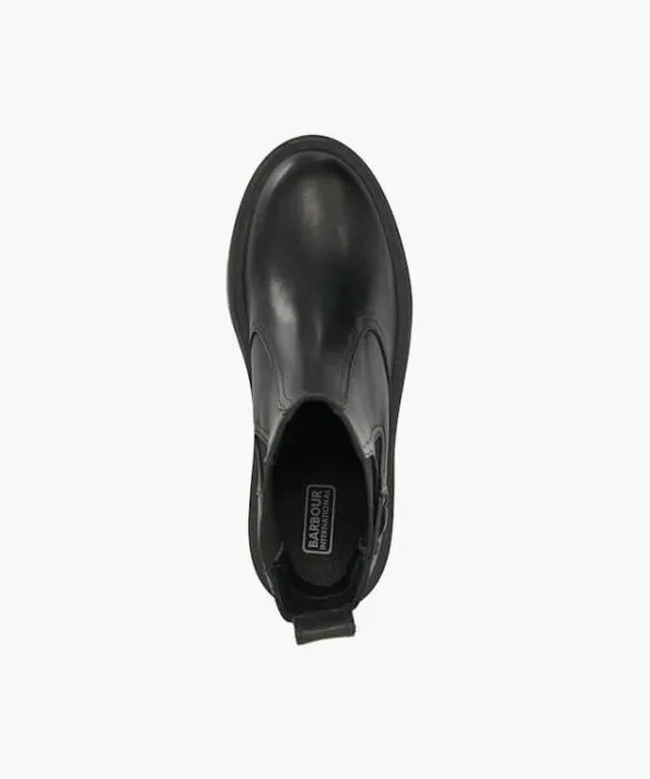 Dune London Flat Boots Women Bintl Milla Ch Black Leather Chelsea Boots Black