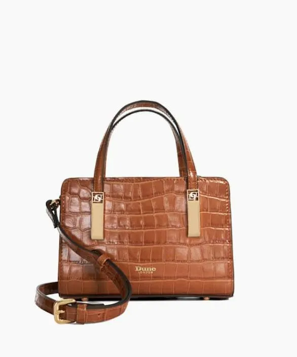 Dune London Tote Bags Women Dinkydenbeigh Tan Small Tote Bag Brown