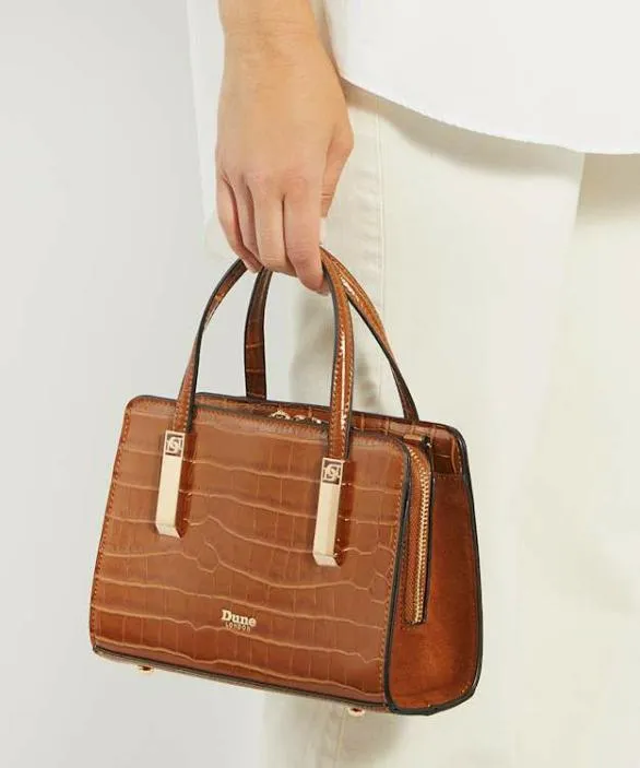 Dune London Tote Bags Women Dinkydenbeigh Tan Small Tote Bag Brown