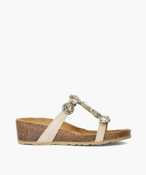 Dune London Wedge Sandals Women Kaleidoscopes Ecru Embellished Cork Wedge Sandals Neutral Dune London Wedge Sandals Women Kaleidoscopes Ecru Embellished Cork Wedge Sandals Neutral