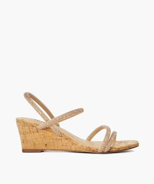 Dune London Wedge Sandals Women Kalia Blush Embellished Strap Cork Wedge Sandals Metallic Dune London Wedge Sandals Women Kalia Blush Embellished Strap Cork Wedge Sandals Metallic