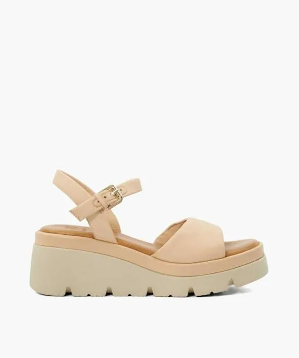 Dune London Wedge Sandals Women Komodo Blush Leather Wedge Heeled Sandals Neutral Dune London Wedge Sandals Women Komodo Blush Leather Wedge Heeled Sandals Neutral