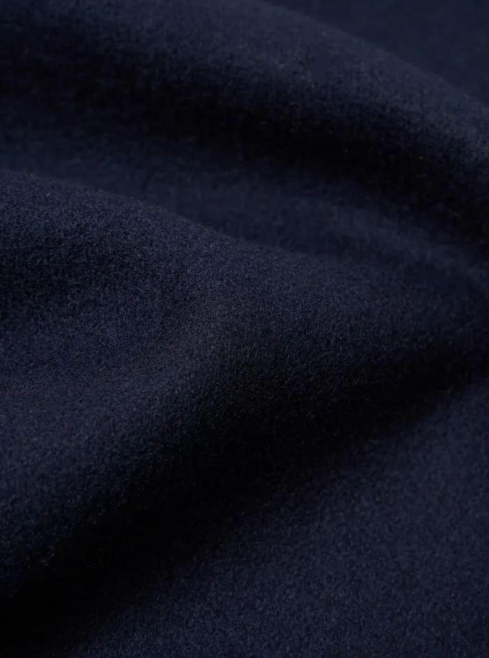 Easy Jacket In Navy Melton Men Universal Works Overshirts