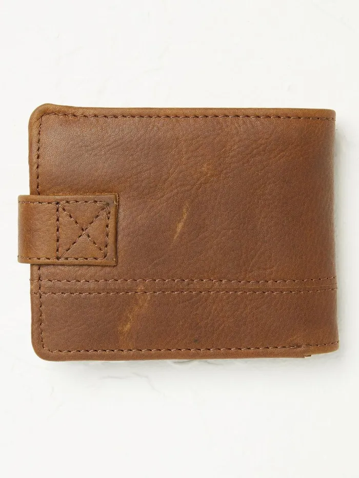 Fat Face Bags and Wallets Brown Seamed Leather Wallet 8211 Men